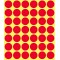 AVERY - Zweckform pastilles adhesives, diametre 18 mm, rouges contenu: 1056 etiquettes (3374)