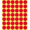 AVERY - Zweckform pastilles adhesives, diametre 18 mm, rouges contenu: 1056 etiquettes (3374)