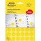 Avery Zweckform Pastilles Adhesives Diametre 18 mm Jaunes Contenu: 1056 Pieces (3377)