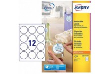 Avery Zweckform L3416-100 Paquet de 100 feuilles d'etiquettes a  CD Ø 60 (Import Allemagne)