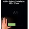 AVERY/Zweckform etiquettes, 105 x 37 mm, vert, sans bord