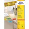 AVERY/Zweckform etiquettes, 105 x 37 mm, jaune, sans cadre