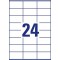 Avery 2400 Etiquettes Autocollantes Multi-usages (24 par Feuille) - 70x36mm - Impression Laser - Jet d'Encre - Blanc (3475)