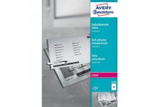 AVERY/Zweckform films A4 transparents pour imprimantes laser