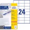 AVERY/Zweckform etiquettes, 70 x 36 mm, blanc, bord