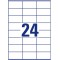 AVERY/Zweckform etiquettes, 70 x 36 mm, blanc, bord