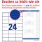 AVERY/Zweckform etiquettes, 70 x 36 mm, blanc, bord