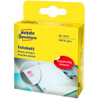 Avery Zweckpourm 3516 Photo Mount Distributeurs Papier 1 Rouleau 400 Etiquettes 12 x 12 mm