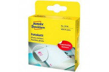 Avery Zweckpourm 3516 Photo Mount Distributeurs Papier 1 Rouleau 400 Etiquettes 12 x 12 mm