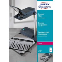 Avery Zweckform 3563 Paquet de 100 films transparents pour retroprojecteur couches traitement par lots resistant a  la chaleur g