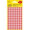 Avery Zweckform etiquette 8 mm marquage rouge point, repositionnable, 416st