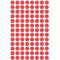 Avery Zweckform etiquette 8 mm marquage rouge point, repositionnable, 416st