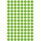 Avery Zweckform etiquette 8 mm Marqueur point vert, repositionnable, 416st