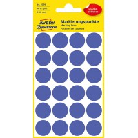 Avery Zweckform etiquette 18 mm marquage point bleu, repositionnable, 96st