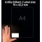 Avery 2100 Etiquettes Autocollantes Multi-usages (21 par Feuille) - 70x42,3mm - Impression Laser - Jet d'Encre - Blanc (3652)