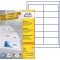 /Zweckform etiquettes, 97 x 42,3 mm, bord