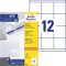 AVERY/Zweckform etiquettes pour disquettes 3,5", bords