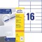 AVERY/Zweckform etiquettes, 105 x 33,8mm, bord a  tete & pied