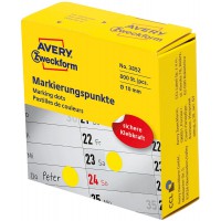 Avery Zweckform etiquette 10 mm marquage point YE, 800ST