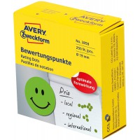Avery Zweckform etiquette 19 mm evaluation point G, visage 250ST