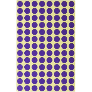 AVERY Zweckform 3112 pastilles adhesives Violet Ø 8 mm 416 pastilles adhesives sur 4 feuilles Autocollants ronds pour calendrier