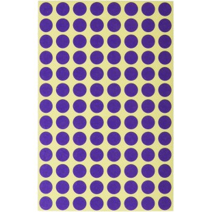 AVERY Zweckform 3112 pastilles adhesives Violet Ø 8 mm 416 pastilles adhesives sur 4 feuilles Autocollants ronds pour calendrier