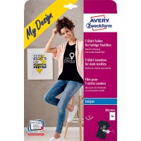 Avery Zweckform Film transfert DIN A4 pour textiles couleur 8 feuilles