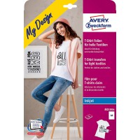 Avery Zweckform Paquet de 24 feuilles A4 de transferts pour t-shirt a  textile clair (Import Allemagne)