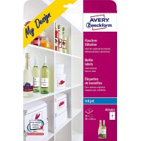 Avery Zweckform Paquet de 5 feuilles A4 de 4 etiquettes pour bouteilles (Import Allemagne)