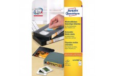 Avery Dennison Zweckform L4747REV-25 amovible Disques etiquettes pour Zip 59 x 50 mm 25 feuilles