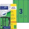 etiquettes Avery Zweckform L4754-20 pour dos de classeur - 20 feuilles - Format A4 - Vert opaque - 61 x 297 mm - Autoc