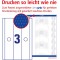 Avery Zweckform L4757-25 Lot de 75 etiquettes de classement longues 63 x 297 mm (Blanc) (Import Allemagne)