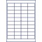 AVERY/Zweckform etiquettes, 48,5 x 25,4 mm, blanc, bord