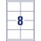 AVERY/Zweckform etiquettes, 97 x 67,7 mm, blanc, bord