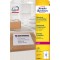 AVERY Zweckform L7993-25 Lot de 200 etiquettes d'expedition resistantes aux intemperies Format A4 99,1 x 67,7 mm Blanc