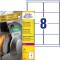 Avery Zweckform etiquettes de Ultra resistant Films 99,1 x 67,7 mm weiB