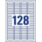 Avery Zweckform L6020REV-25 Paquet de 25 feuilles d'etiquettes repositionnables pour media 43,2 x 8,5 mm (Import Allemagne)