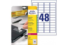 AVERY/Zweckform etiquettes de securite, 45,7 x 21,2 mm