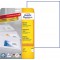 Avery Zweckform 6125 Blanc etiquette a  imprimer - etiquettes a  imprimer (Blanc, A4, Papier, Laser/a jet d'encre, Permanent, mi