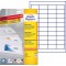 Avery Dennison 6126 etiquettes universelles Blanc 48,5 x 225,4 mm 10 feuilles (Import Allemagne)