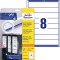 Avery Dennison Zweckform l6060rev etiquettes classeur A4 160 pieces amovible 34 x 192 mm 20 feuilles Blanc