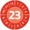 AVERY Zweckform 80 etiquettes de test avec annee 2023 (resistant, autocollant, Ø 30 mm, autocollant de test, label de controle i