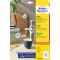 AVERY Zweckform 6228REV-10 - etiquettes rondes (80 pastilles adhesives, diametre 69 mm sur A4, autocollants ronds a  imprimer, a