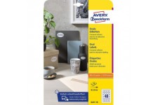 AVERY Zweckform 6241-10 etiquettes ovales (360 etiquettes autocollantes 40 x 20 mm sur A4, etiquettes autocollantes pour produit