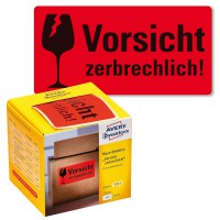 AVERY Zweckform 7211 A etiquettes d'avertissement"Vorsicht zerbrechlich. 200 etiquettes