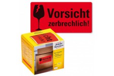 AVERY Zweckform 7211 A etiquettes d'avertissement"Vorsicht zerbrechlich. 200 etiquettes