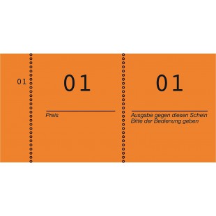 Avery Dennison Zweckform 869-10-1 Nombre de 105 x 53 mm 1-1000 Numeration Orange 10