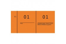 Avery Dennison Zweckform 869-10-1 Nombre de 105 x 53 mm 1-1000 Numeration Orange 10