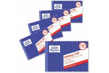 Avery Dennison Zweckform 1736-5 Carnet de recu papier Pad 2 x 40 feuilles Pack de 5