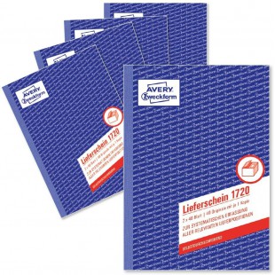 Avery Dennison Zweckform 1720-5 de livraison Note Pad A5 2 x 40 feuilles lot de 5